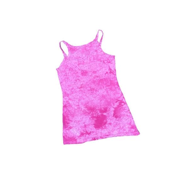 GYPSY 05 PINK TIE DYE BOHO GRAPHIC PRINT TANK‎ TOP M - Picture 4 of 6